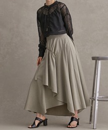PUBLIC TOKYO | 【栃木県産】ボリュームヘムアーチスカート(スカート)