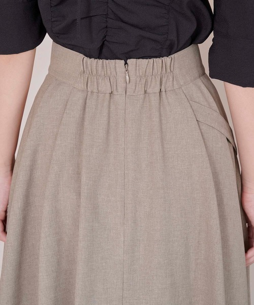 PUBLIC TOKYO（パブリックトウキョウ）の「【栃木県産】ボリュームヘムアーチスカート（スカート・レディース・ブラック/ネイビー/ベージュ・1/2）」の11枚目の写真