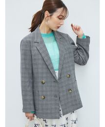 MERCURYDUO | チェックオーバージャケット(テーラードジャケット)