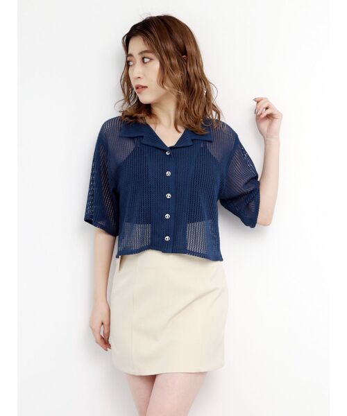 MURUA（ムルーア）の「ワイドベルトミニスカート（スカート・レディース・ブラック/アイボリー/オレンジ・1/2）」の7枚目の写真