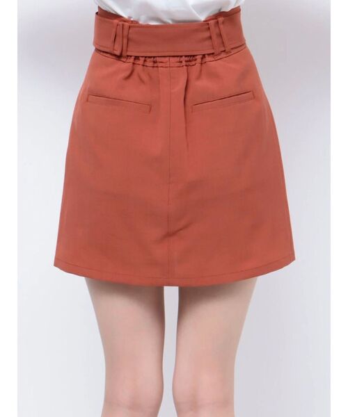 MURUA（ムルーア）の「ワイドベルトミニスカート（スカート・レディース・ブラック/アイボリー/オレンジ・1/2）」の22枚目の写真