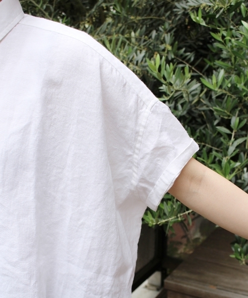 JOURNAL STANDARD LUXE(ジャーナルスタンダード ラックス)の「リネンラミー BIGシャツ SHORTSLEEVE_#(シャツ/ブラウス・レディース・ネイビー/ピンク/ホワイト/カーキ/グレー・FREE)」の12枚目の写真