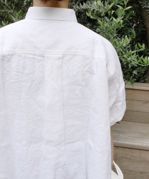 JOURNAL STANDARD LUXE(ジャーナルスタンダード ラックス)の「リネンラミー BIGシャツ SHORTSLEEVE_#(シャツ/ブラウス・レディース・ネイビー/ピンク/ホワイト/カーキ/グレー・FREE)」の13枚目の写真