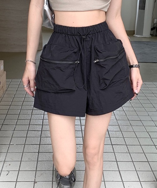Vipoa(ヴィポア)の「ビックポケットカーゴショートパンツ(その他パンツ・レディース・グレー/ブラック/ホワイト・FREE)」の16枚目の写真