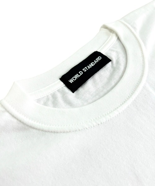 WORLD STANDARD(ワールドスタンダード)の「WORLD STANDARD/ワールドスタンダード プリント 半袖Tシャツ WSHT-009(Tシャツ/カットソー・メンズ・ホワイト/ブラック・L/XL/M)」の4枚目の写真