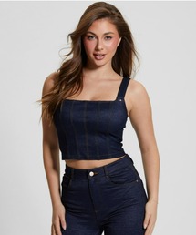 Guess | Selene Denim Corset Crop Top(その他トップス)