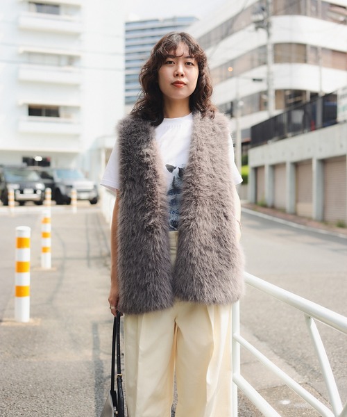 セール】フェイク ファー ベスト（S～M）（ベスト）｜B:MING by BEAMS