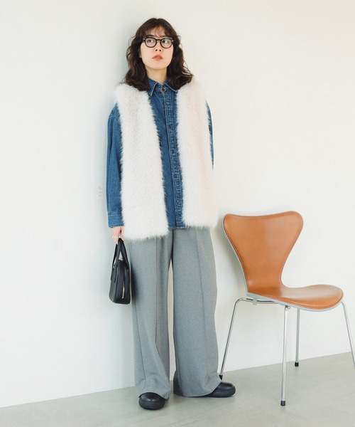 セール】フェイク ファー ベスト（S～M）（ベスト）｜B:MING by BEAMS