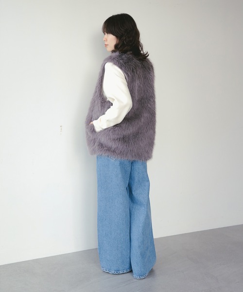 セール】フェイク ファー ベスト（S～M）（ベスト）｜B:MING by BEAMS