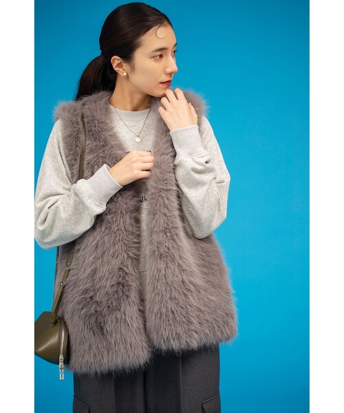 セール】フェイク ファー ベスト（S～M）（ベスト）｜B:MING by BEAMS