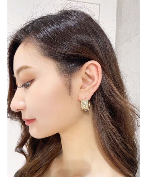 GYDA(ジェイダ)の「JEYSUS QUILTING FREE ピアス(ピアス(両耳用)・レディース・シルバー/ゴールド・FREE)」の3枚目の写真