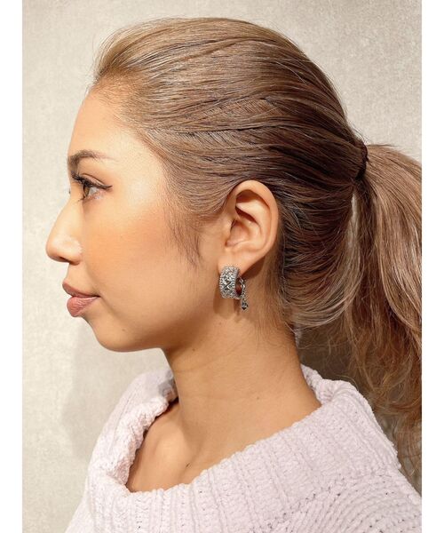 GYDA(ジェイダ)の「JEYSUS QUILTING FREE ピアス(ピアス(両耳用)・レディース・シルバー/ゴールド・FREE)」の10枚目の写真