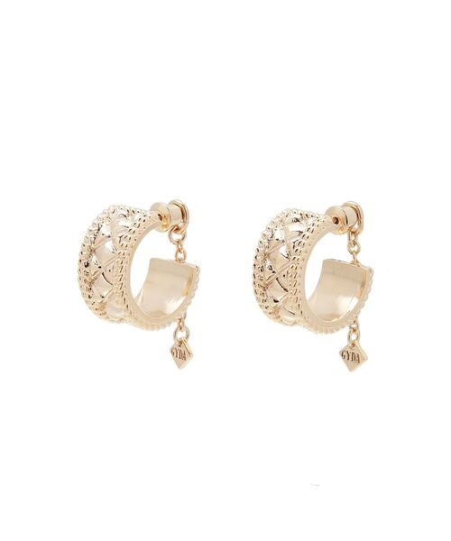 GYDA(ジェイダ)の「JEYSUS QUILTING FREE ピアス(ピアス(両耳用)・レディース・シルバー/ゴールド・FREE)」の9枚目の写真