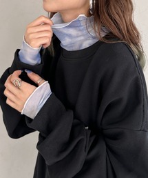 CLEA | タイダイ柄メロウシアーハイネックインナートップス(Tシャツ/カットソー)