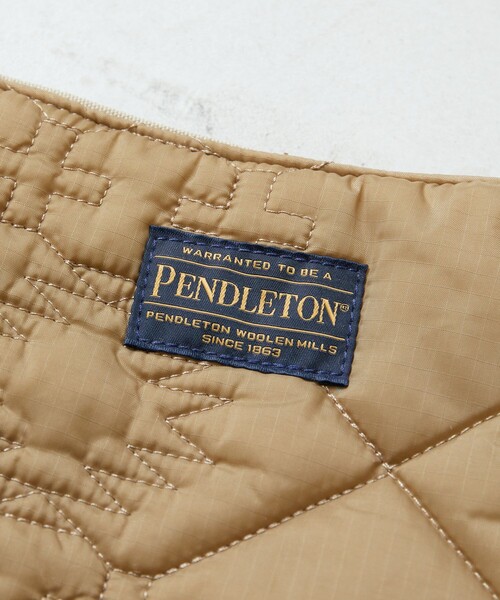 FREAK'S STORE（フリークスストア）の「PENDLETON×FREAK'S STORE/ペンドルトン 限定展開　別注QUILTING MOON BAG/キルティングムーンバック（ショルダーバッグ・レディース・ブラック/ベージュ/オリーブ・ONE SIZE）」の19枚目の写真