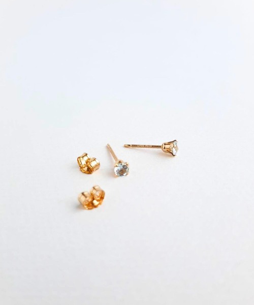 CERCA(チェルカ)の「SARINOHANA/小粒スタッドピアス/14KGF/天然石(ピアス(両耳用)・レディース・D/C/A/F/B/E/H/G/I/K/J/L/P/M/N/O・FREE)」の21枚目の写真
