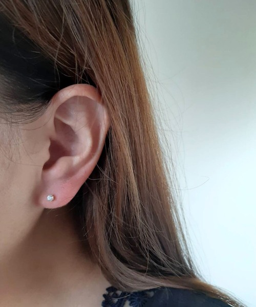 CERCA(チェルカ)の「SARINOHANA/小粒スタッドピアス/14KGF/天然石(ピアス(両耳用)・レディース・D/C/A/F/B/E/H/G/I/K/J/L/P/M/N/O・FREE)」の22枚目の写真