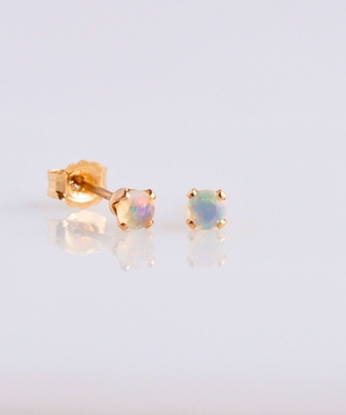 RiSaO＊様　宝石質✨スコロライト　コンケーブ　ピアス　14kgf　他5点 14G 16G ］洗練されたCZ ダイヤ モチーフ 繊細なチェーン が揺れる