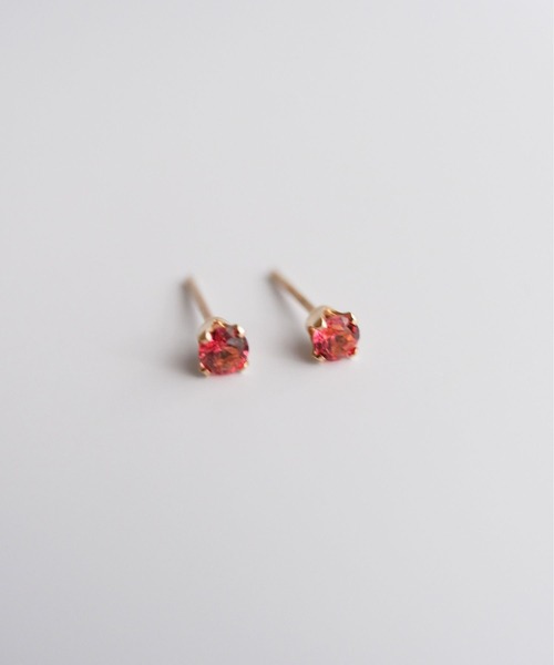 SARINOHANA/小粒スタッドピアス/14KGF/天然石（ピアス（両耳用