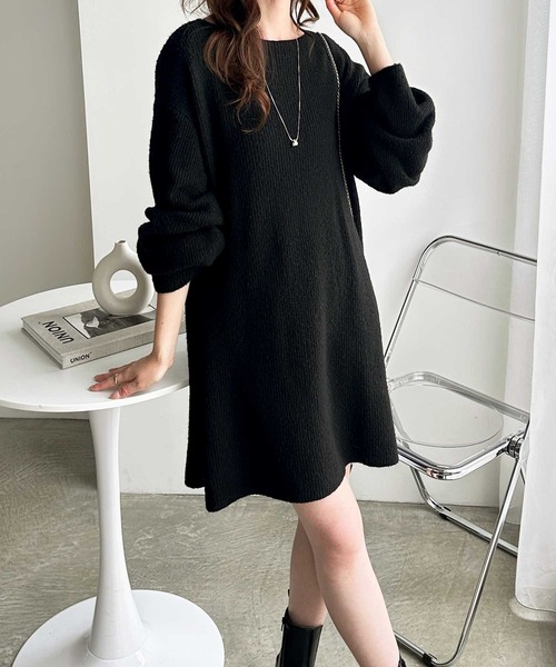 G FORE ジーフォー　ニットワンピース　36(S)サイズ ニットセットアップワンピース レディース 送料無料/メール便不可