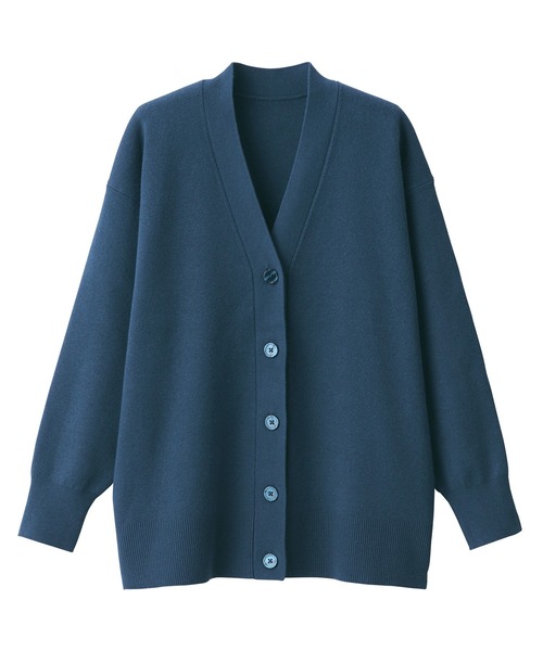 BALLSEY ミラノリブ クルーネックカーディガン Ballsey（ボールジィ） カーディガン ミラノリブ クルーネック