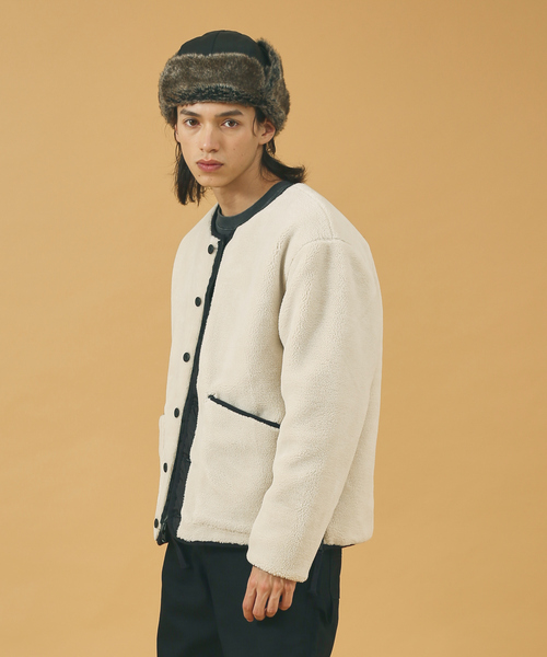 Ruben（ルーベン）の「【RUBEN/ルーベン】FAKE LEATHER FLIGHT/レザーフライトキャップ/ユニセックス/  RUS-6394（キャップ・メンズ・ダークブラウン/ブラック/アイボリー・フリー）」の16枚目の写真