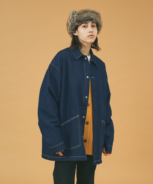 Ruben（ルーベン）の「【RUBEN/ルーベン】FAKE LEATHER FLIGHT/レザーフライトキャップ/ユニセックス/  RUS-6394（キャップ・メンズ・ダークブラウン/ブラック/アイボリー・フリー）」の22枚目の写真