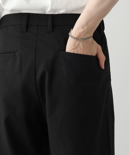 RAGEBLUE（レイジブルー）の「brushed TR stretch tuck wide slacks / 起毛TRストレッチ/タックワイドスラックスパンツ（スラックス・メンズ・ホワイト/ブラック/ブラウン/グレー・LARGE/SMALL/MEDIUM）」の17枚目の写真