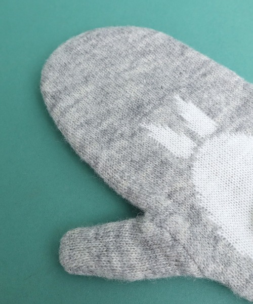 didizizi（ディディジジ）の「ウサギミトン（手袋・レディース・イエロー/グレー・FREE）」の11枚目の写真