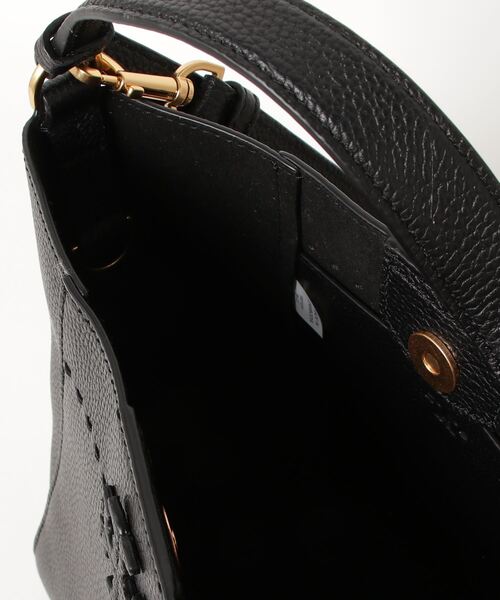 TORY BURCH(トリーバーチ)の「TORY BURCH McGraw Small Bucket Bag トリーバーチ マックグロー スモール バケットバッグ ハンドバッグ(ハンドバッグ・レディース・ブラック/アイボリー/ベージュ・FREE)」の18枚目の写真