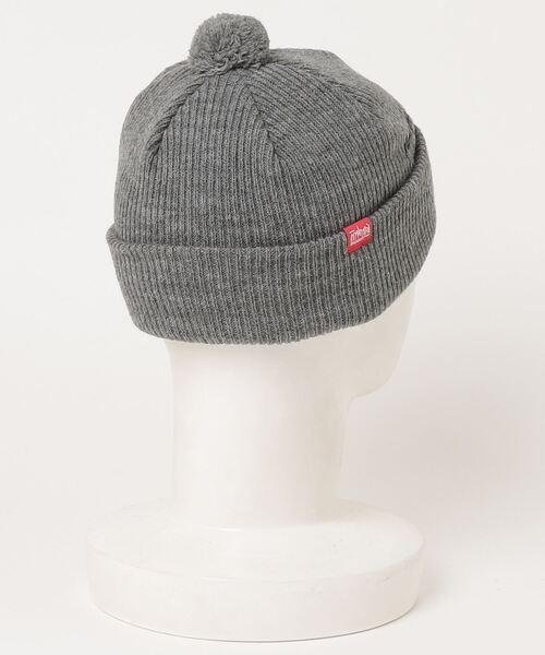 Manhattan Portage（マンハッタンポーテージ）の「Manhattan Portage/マンハッタンポーテージ ビーニー PON PON KNIT WATCH MP172（ニットキャップ/ビーニー・メンズ・グレー/ブラック・FREE）」の3枚目の写真