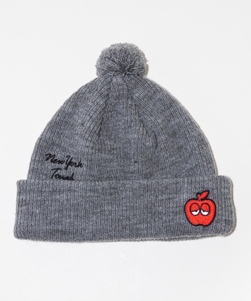 Manhattan Portage（マンハッタンポーテージ）の「Manhattan Portage/マンハッタンポーテージ ビーニー PON PON KNIT WATCH MP172（ニットキャップ/ビーニー・メンズ・グレー/ブラック・FREE）」の2枚目の写真