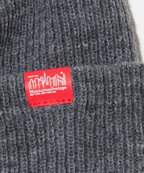 Manhattan Portage（マンハッタンポーテージ）の「Manhattan Portage/マンハッタンポーテージ ビーニー PON PON KNIT WATCH MP172（ニットキャップ/ビーニー・メンズ・グレー/ブラック・FREE）」の12枚目の写真