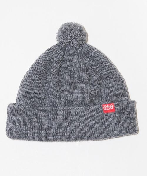 Manhattan Portage（マンハッタンポーテージ）の「Manhattan Portage/マンハッタンポーテージ ビーニー PON PON KNIT WATCH MP172（ニットキャップ/ビーニー・メンズ・グレー/ブラック・FREE）」の9枚目の写真