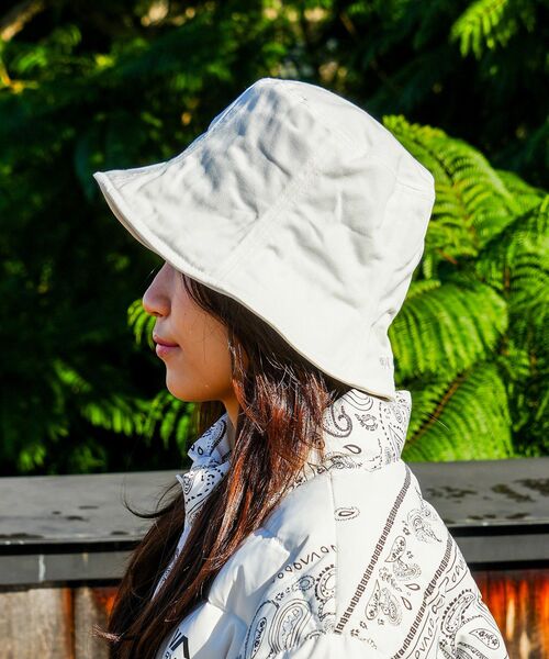 BEN DAVIS（ベンデイビス）の「【BEN DAVIS/ベンデイビス】UVカット　チューリップハット BDW-8650（ハット・レディース・ベージュ/オフホワイト/ブラック・FREE）」の5枚目の写真