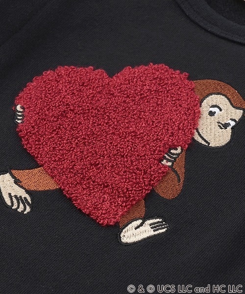 petit main（プティマイン）の「【おさるのジョージ】袖レイヤードカバーオール（ロンパース・キッズ・ブラック/グリーン/アイボリー/モカ・80ｃｍ/70cm）」の16枚目の写真