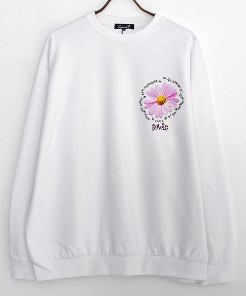 SILVER BULLET(シルバーバレット)の「『CavariA/キャバリア』フラワープリントトレーナー(Tシャツ/カットソー・メンズ・ホワイト系2/ブラック系1/ホワイト系1/ブラック系2・M/L)」の15枚目の写真