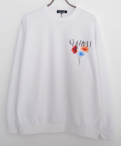SILVER BULLET(シルバーバレット)の「『CavariA/キャバリア』フラワープリントトレーナー(Tシャツ/カットソー・メンズ・ホワイト系2/ブラック系1/ホワイト系1/ブラック系2・M/L)」の17枚目の写真