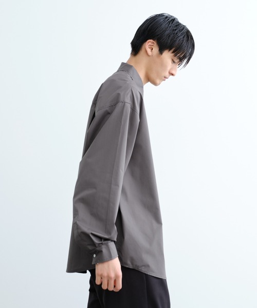 SINSS（シンス）の「Loose fit shirt/ルーズフィットシャツ（シャツ/ブラウス・メンズ・サックスブルー/チャコール/ホワイト・SMALL/MEDIUM/LARGE）」の22枚目の写真