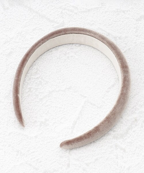 grove（グローブ）の「◆ベロアボリュームカチューシャ（その他ヘアアクセサリー・レディース・ブラウン系その他/ブラック・00）」の4枚目の写真