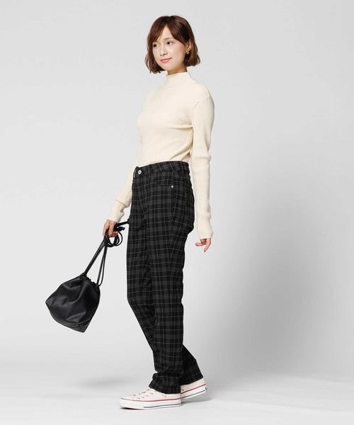 Sweet Camel（スウィートキャメル）の「【Sweet Camel】Ｔ／Ｒストレッチストレートパンツ（その他パンツ・レディース・ブラック・SS/S/M/L/LL）」の10枚目の写真