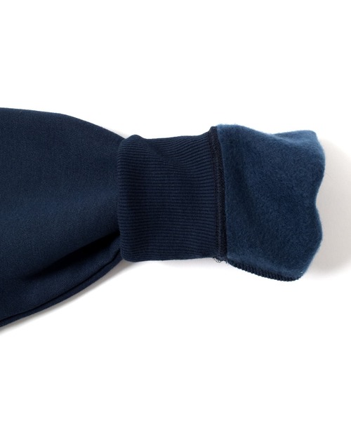 GLAZOS（グラソス）の「【あったか】裏起毛・カレッジロゴラグランパーカー（その他トップス・キッズ・カーキ/グレー/ネイビー・170cm/140cm/150cm/160cm）」の11枚目の写真