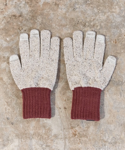EVOLG（エヴォログ）の「EVOLG エヴォログ：STUDDED 　ニットグローブ　メンズ　レディース　ユニセックス手袋 LET2803（手袋・メンズ・ネイビー/キャメル/ワインレッド・FREE）」の21枚目の写真