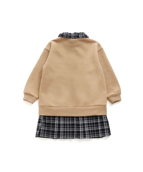 JENNI love（ジェニィラブ）の「チェックドッキングワンピ（ワンピース