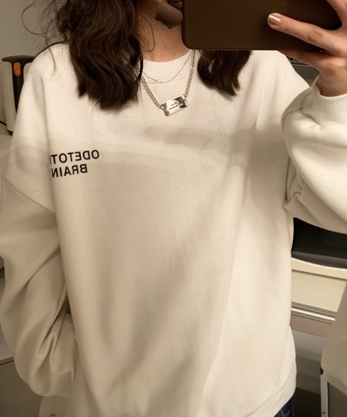 Miniministore（ミニミニストア）の「トレーナー レディース トップス（スウェット・レディース・ブラック/グレー/ホワイト・フリー）」の4枚目の写真