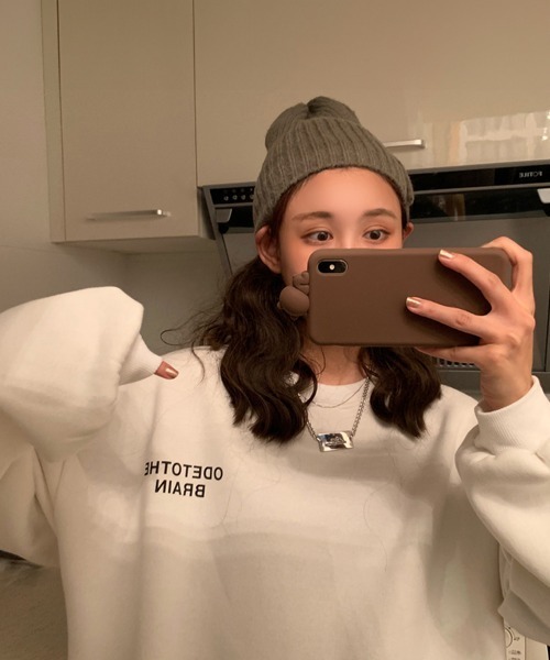 Miniministore（ミニミニストア）の「トレーナー レディース トップス（スウェット・レディース・ブラック/グレー/ホワイト・フリー）」の12枚目の写真