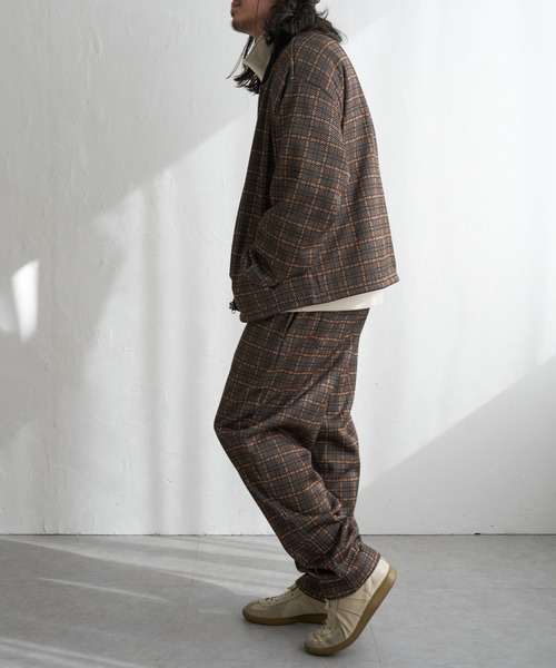 VENCEEXCHANGE（ヴァンスエクスチェンジ）の「ニットフリースブルゾン（ブルゾン・メンズ・ブラック/ブラウン・L/M）」の19枚目の写真