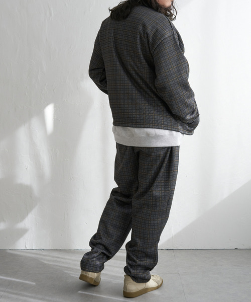 VENCEEXCHANGE（ヴァンスエクスチェンジ）の「ニットフリースブルゾン（ブルゾン・メンズ・ブラック/ブラウン・L/M）」の17枚目の写真