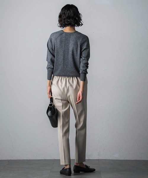 LAUTREAMONT(ロートレアモン)の「【WEB限定】<洗えるニット/Lサイズあり>大人美人ニット(ニット/セーター・レディース・ダークグレー/ベージュ/ダークベージュ/オフホワイト/パープル/ブラック・11号/9号/7号)」の12枚目の写真