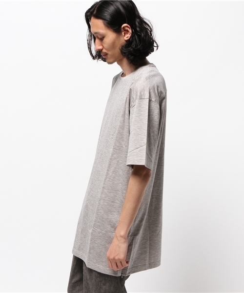 Lui's（ルイス）の「Lui's(ルイス) ミニ裏毛ロング丈カットソー（Tシャツ/カットソー・メンズ・ホワイト/ブラック/グレー・FREE）」の5枚目の写真